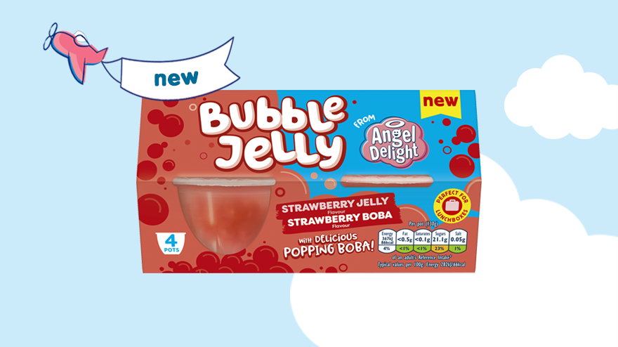 angel delight bubble jelly range